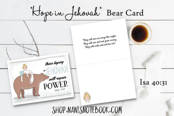 hope bear card