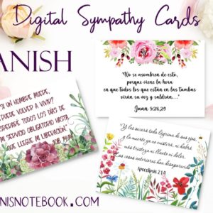 sympathy cards-spanish